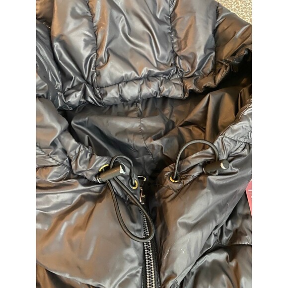 GAP Women’s Long Packable Puffer Coat with Hood – Size Small - Picture 8 of 9